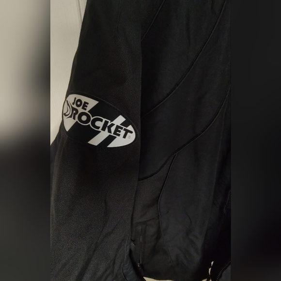 Joe Rocket Men’s Padded Armored Racing Touring Motorcycle Jacket, 2XL BLACK - Picture 3 of 8